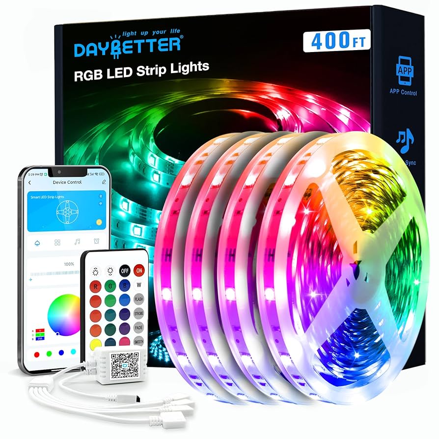 Amazon.com: DAYBETTER LED Strip Lights 400 ft, Smart Light